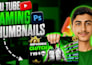 design custom gaming thumbnails for twitch and youtube